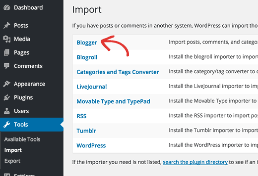 Blogger To WordPress Migration Guide For Beginners 11 bloggerimporttool