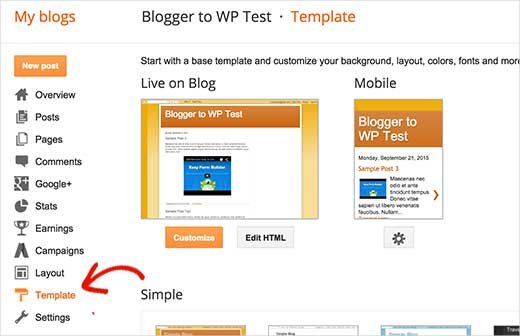 Blogger To WordPress Migration Guide For Beginners 19 bloggertemplate