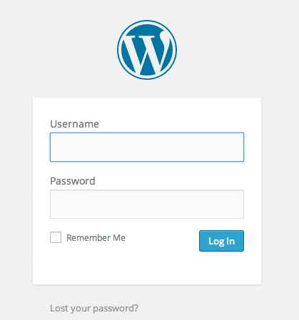 How To Start A WordPress Blog 10 WordPress Login