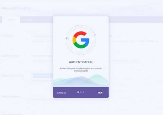Monsterinsights Review : Popular WordPress Google Analytics Plugin 3 monsterinsights newauthenticationflow e1486486725209