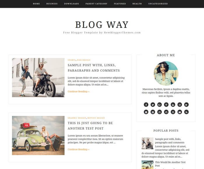 Best 5 Free Blogging WordPress Theme 7 wordpress theme